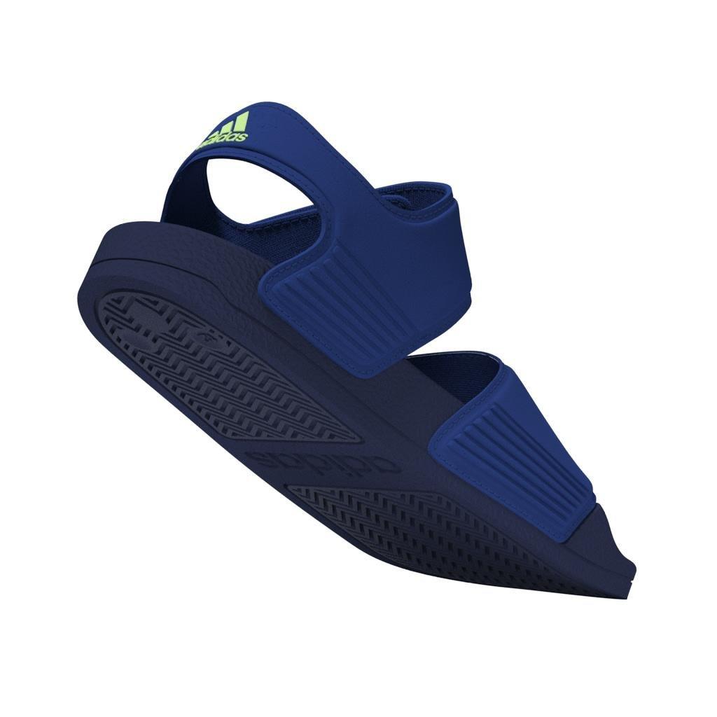 Unisex Kids Adilette Sandals, Blue, A701_ONE, large image number 7