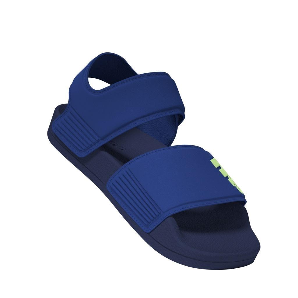 Unisex Kids Adilette Sandals, Blue, A701_ONE, large image number 12