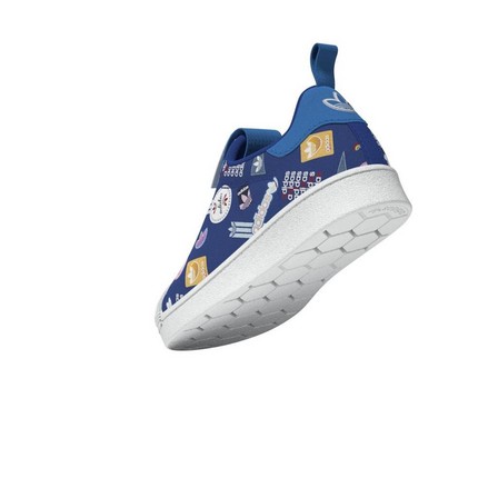 Kids Unisex Superstar 360 Shoes, Blue, A701_ONE, large image number 9