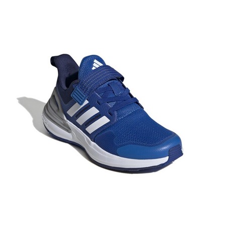 Unisex Kids Rapidasport Bounce Elastic Lace Top Strap Shoes, Blue, A701_ONE, large image number 1
