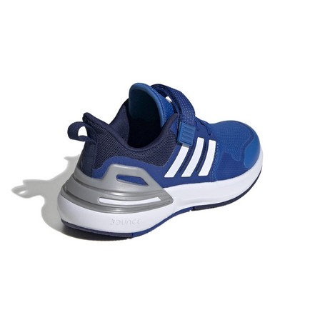 Unisex Kids Rapidasport Bounce Elastic Lace Top Strap Shoes, Blue, A701_ONE, large image number 2
