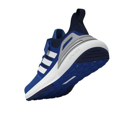 Unisex Kids Rapidasport Bounce Elastic Lace Top Strap Shoes, Blue, A701_ONE, large image number 7