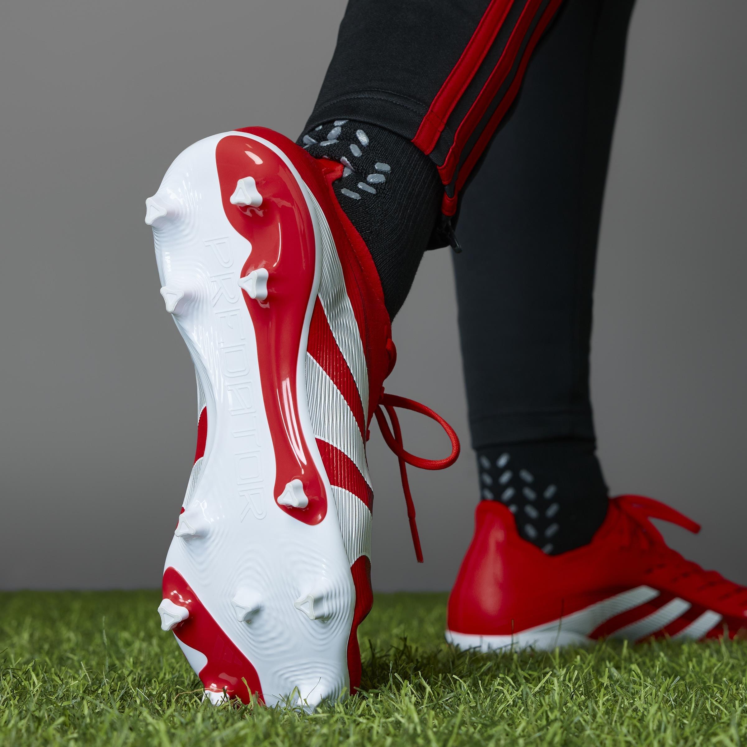 Unisex Predator League Firm/Multi-Ground Boots, Red, , large image number 5