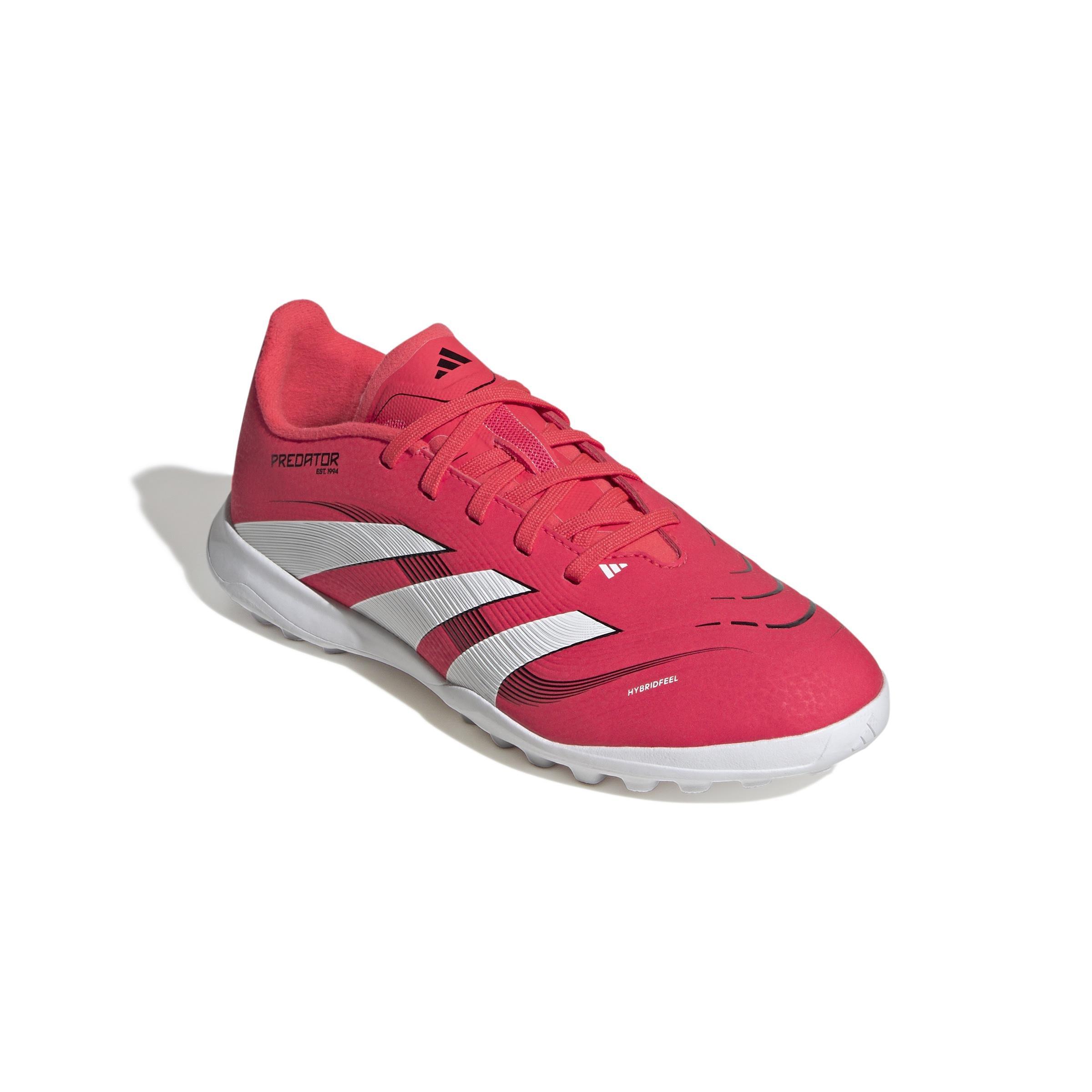 Unisex Kids Predator League Turf Boots, Red, , large image number 2