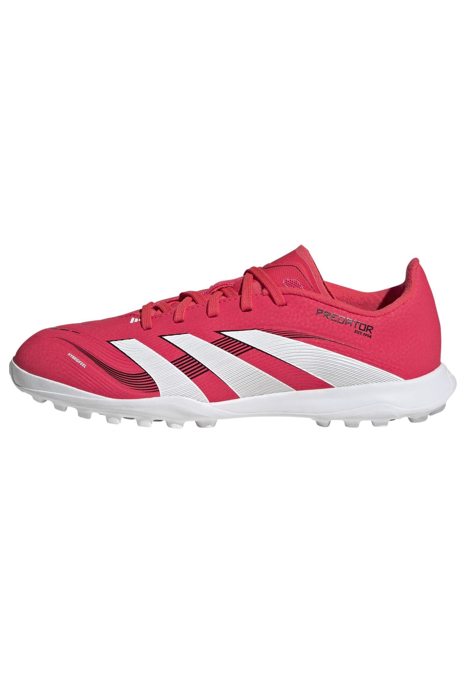 Unisex Kids Predator League Turf Boots, Red, , large image number 10