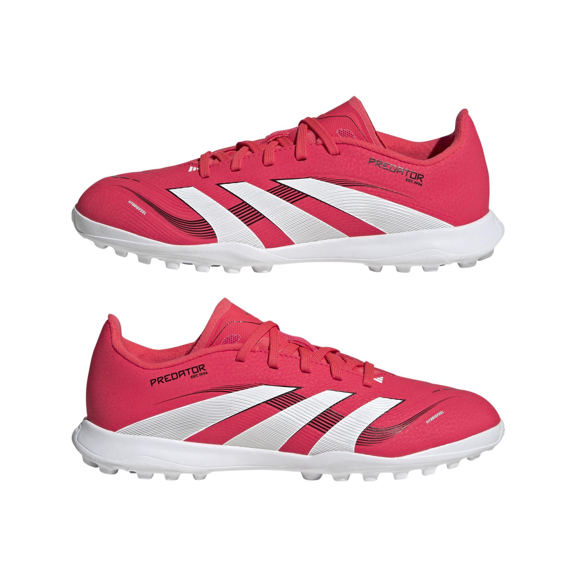 Unisex Kids Predator League Turf Boots, Red, , large image number 11