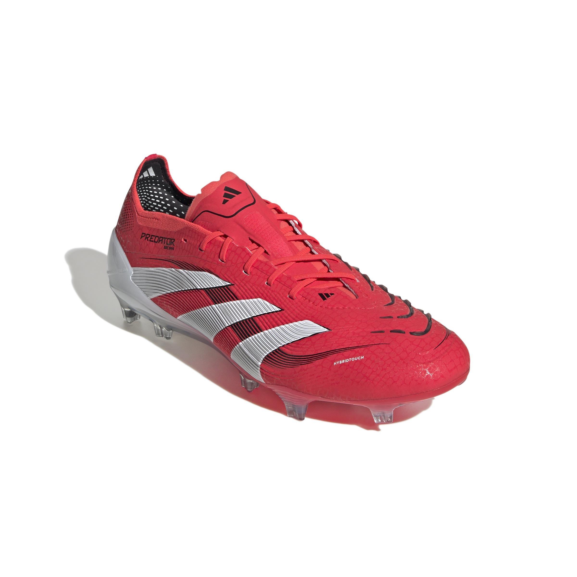 Unisex Predator Elite Firm Ground Boots, Red, , large image number 2