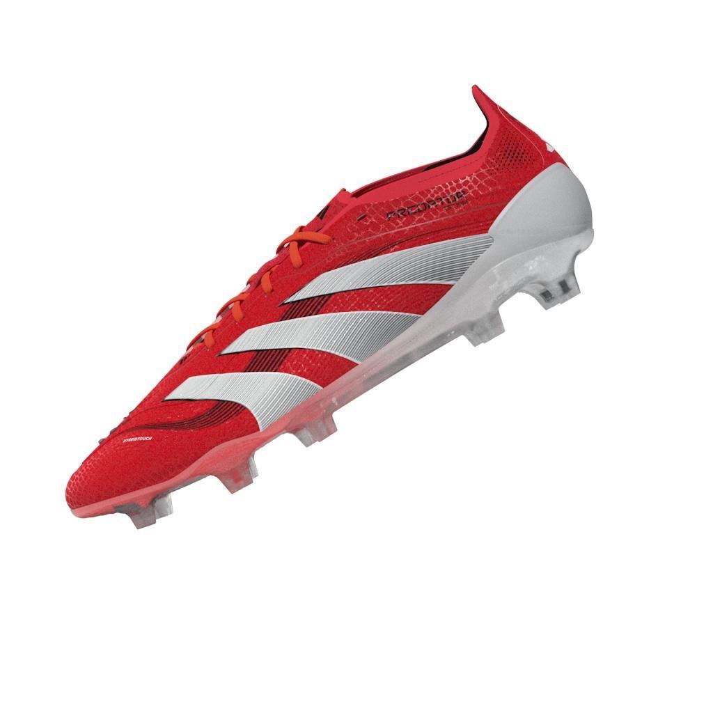 Unisex Predator Elite Firm Ground Boots, Red, , large image number 10