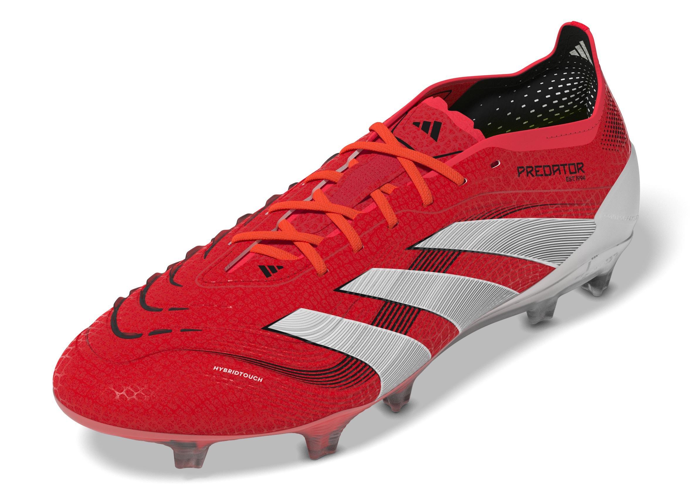 Unisex Predator Elite Firm Ground Boots, Red, , large image number 12