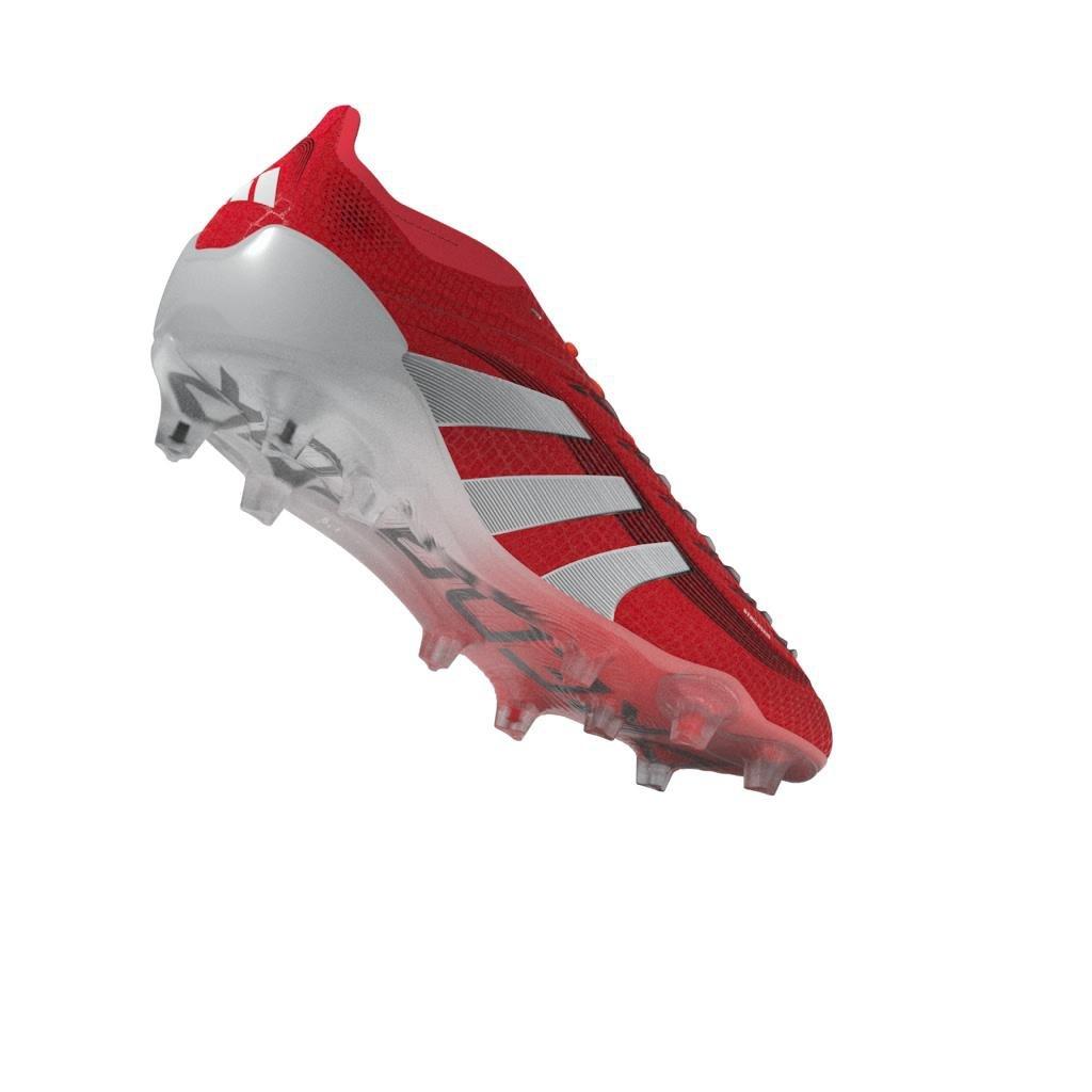 Unisex Predator Elite Firm Ground Boots, Red, , large image number 14