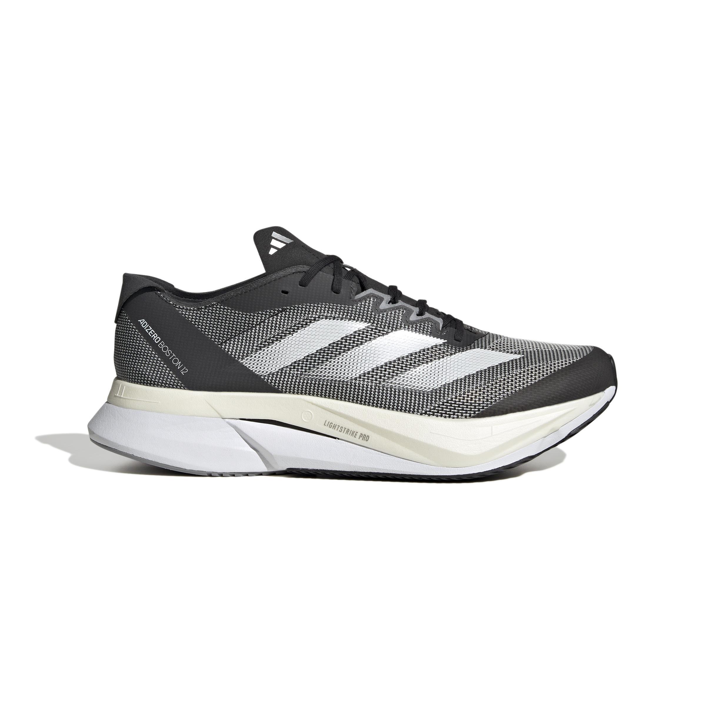 Men Adizero Boston 12 Shoes, Black, A701_ONE, large image number 0