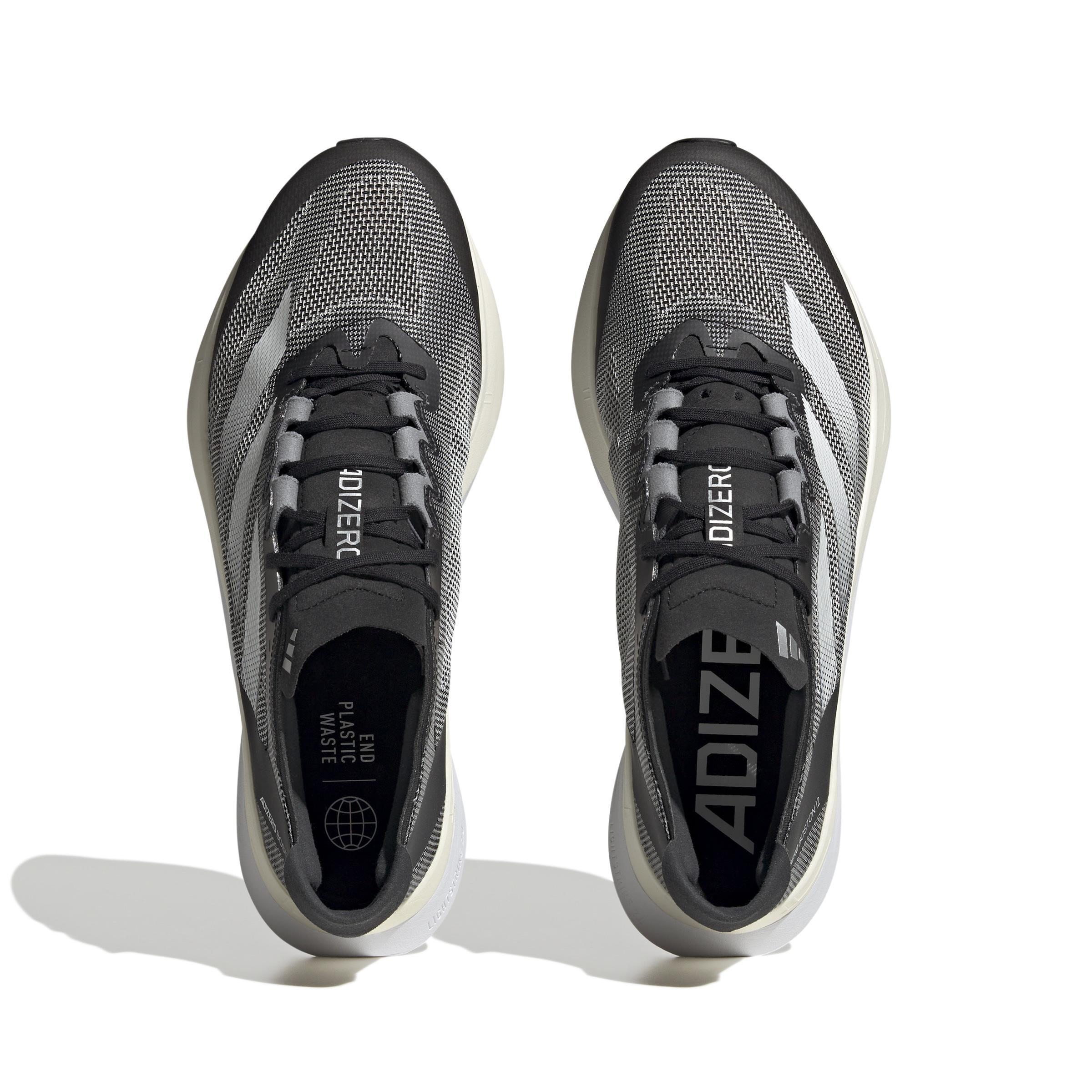 Men Adizero Boston 12 Shoes, Black, A701_ONE, large image number 1