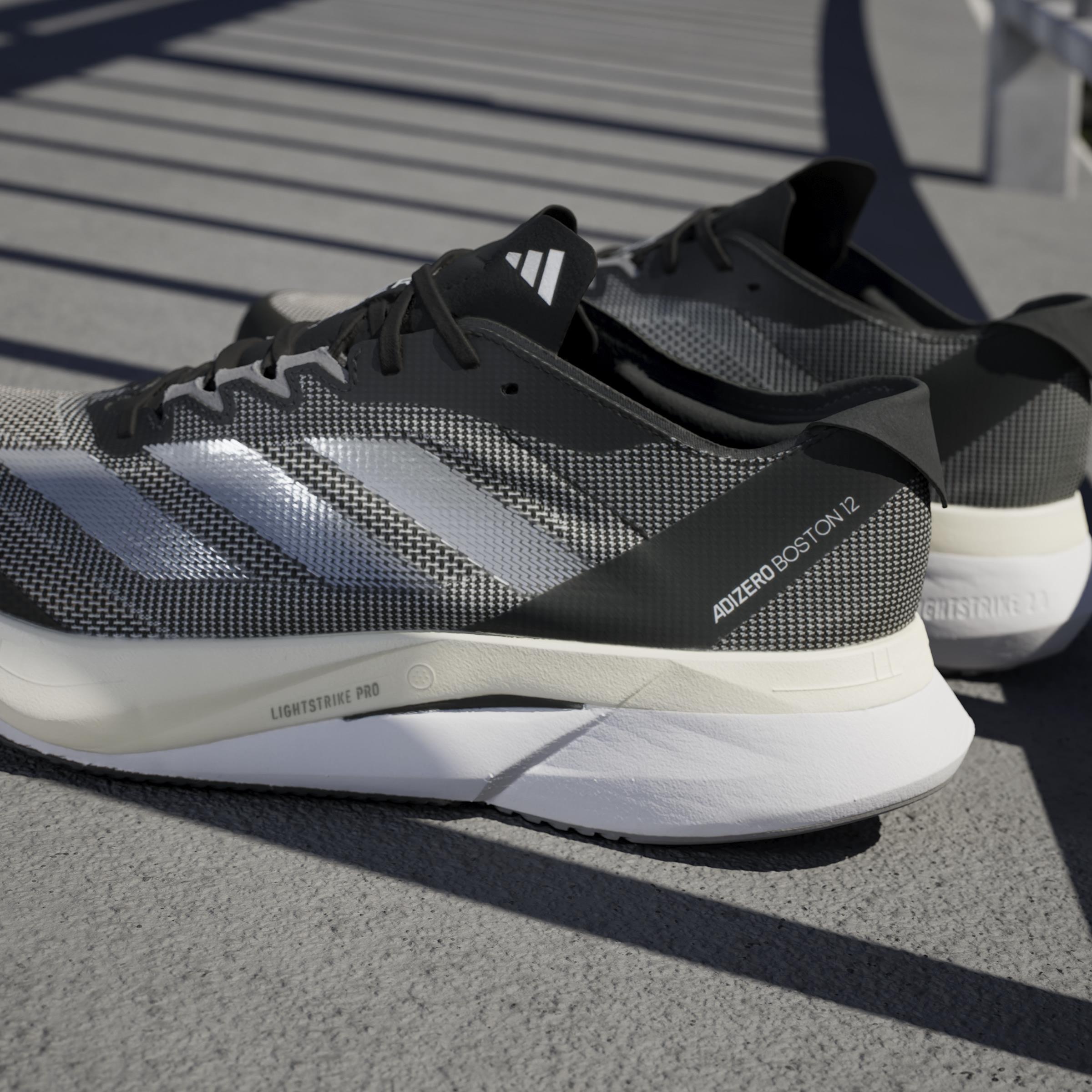 Adizero Boston 12 Shoes, Black, , large image number 8
