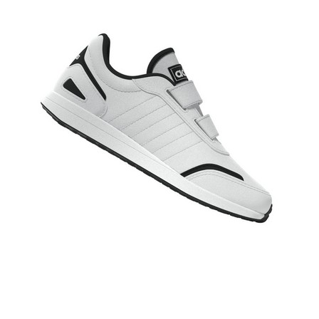Unisex Kids Running Straped Shoes, White, A701_ONE, large image number 7