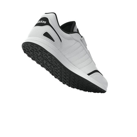 Unisex Kids Running Straped Shoes, White, A701_ONE, large image number 12