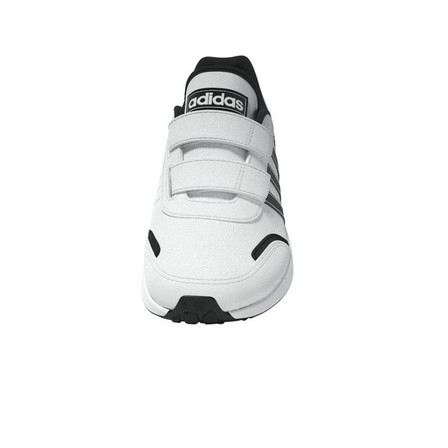 Unisex Kids Running Straped Shoes, White, A701_ONE, large image number 16