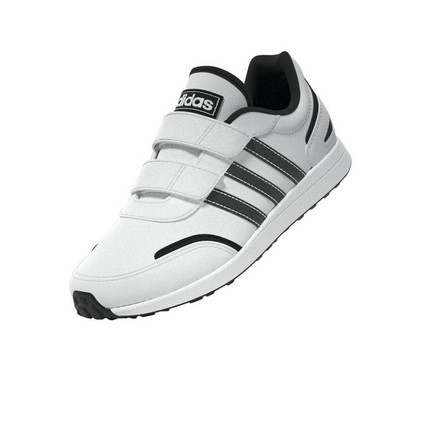 Unisex Kids Running Straped Shoes, White, A701_ONE, large image number 17