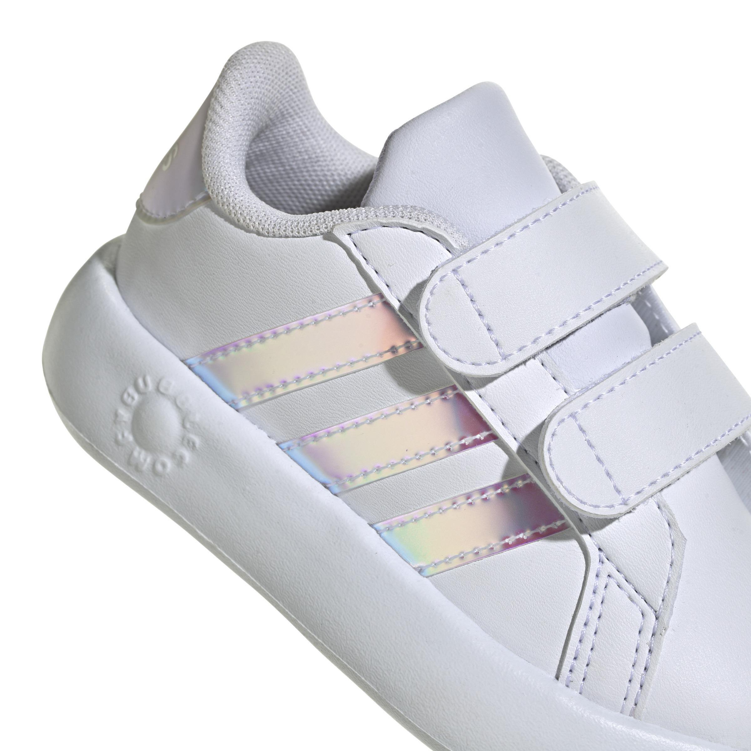 Unisex Kids Grand Court 2.0 Shoes, White, , large image number 4