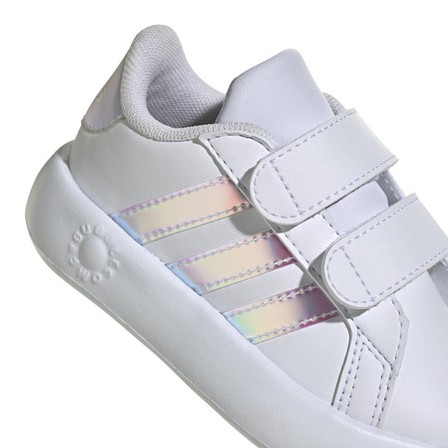 Kids Unisex Grand Court 2.0 Shoes, White, A701_ONE, large image number 4