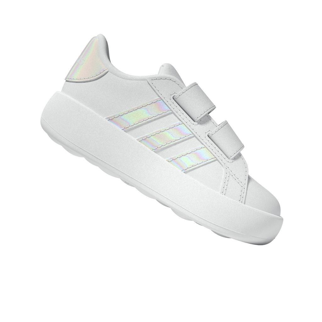 Unisex Kids Grand Court 2.0 Shoes, White, , large image number 9
