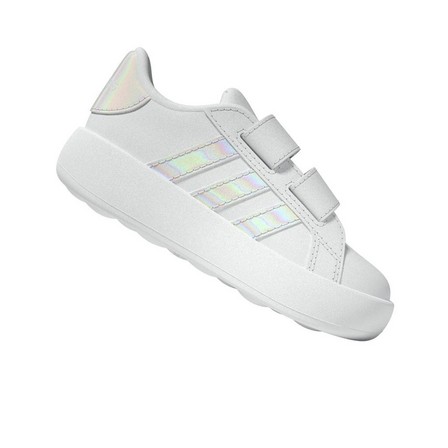 Kids Unisex Grand Court 2.0 Shoes, White, A701_ONE, large image number 9
