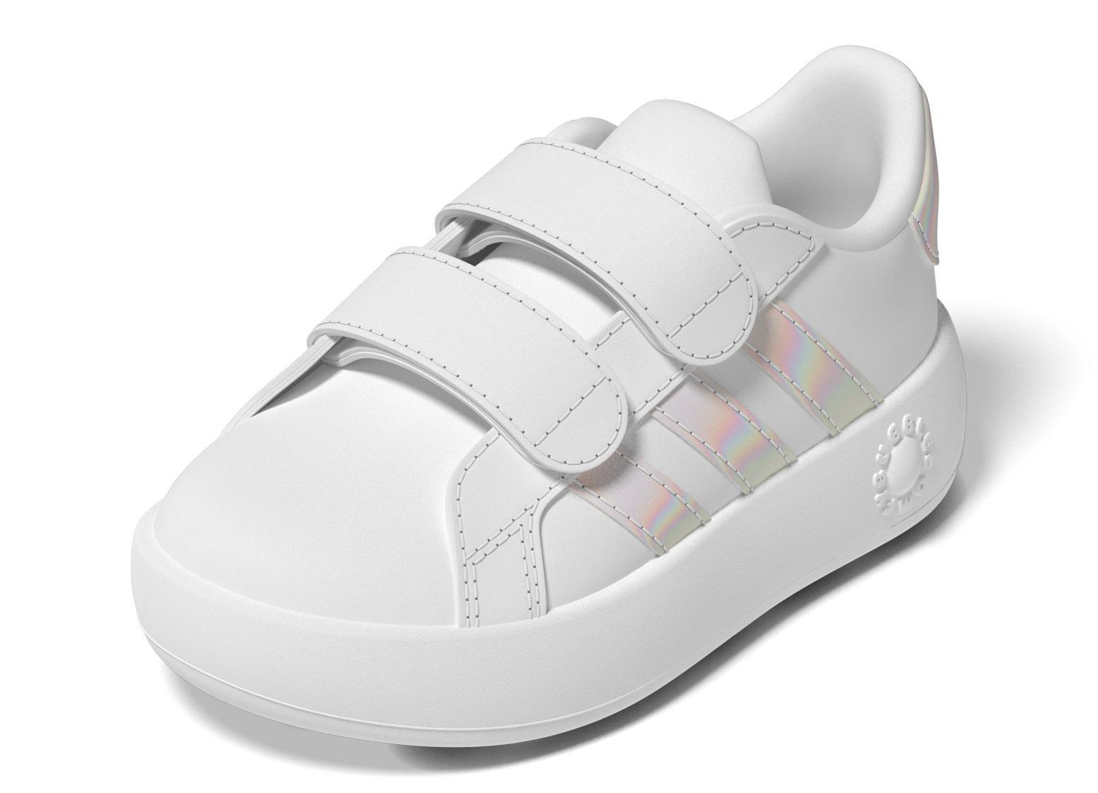 Unisex Kids Grand Court 2.0 Shoes, White, , large image number 10