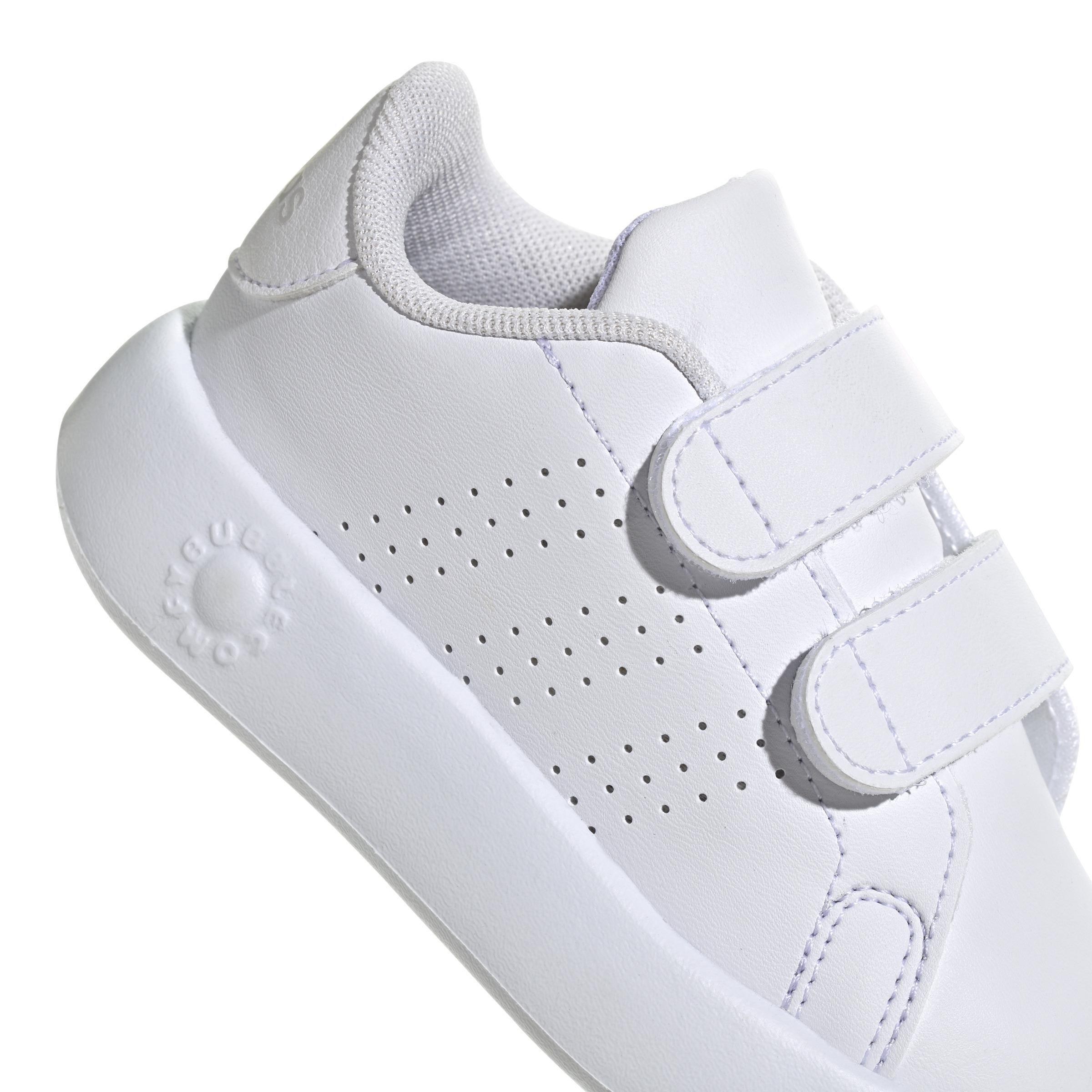 adidas - Kids Unisex Advantage Shoes, White