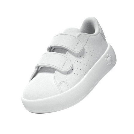 Kids Unisex Advantage Shoes, White, A701_ONE, large image number 5