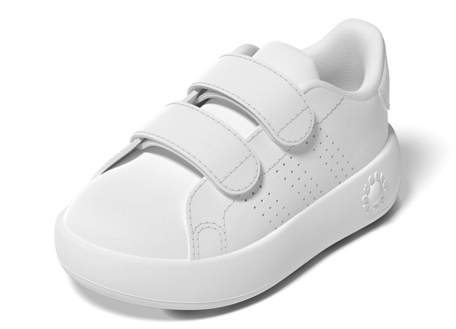 adidas - Kids Unisex Advantage Shoes, White