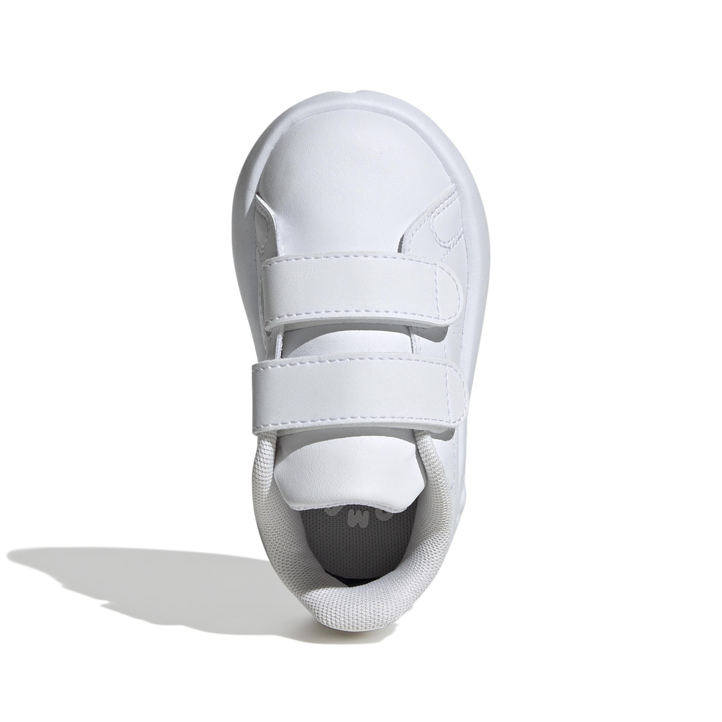 adidas - Kids Unisex Advantage Shoes, White