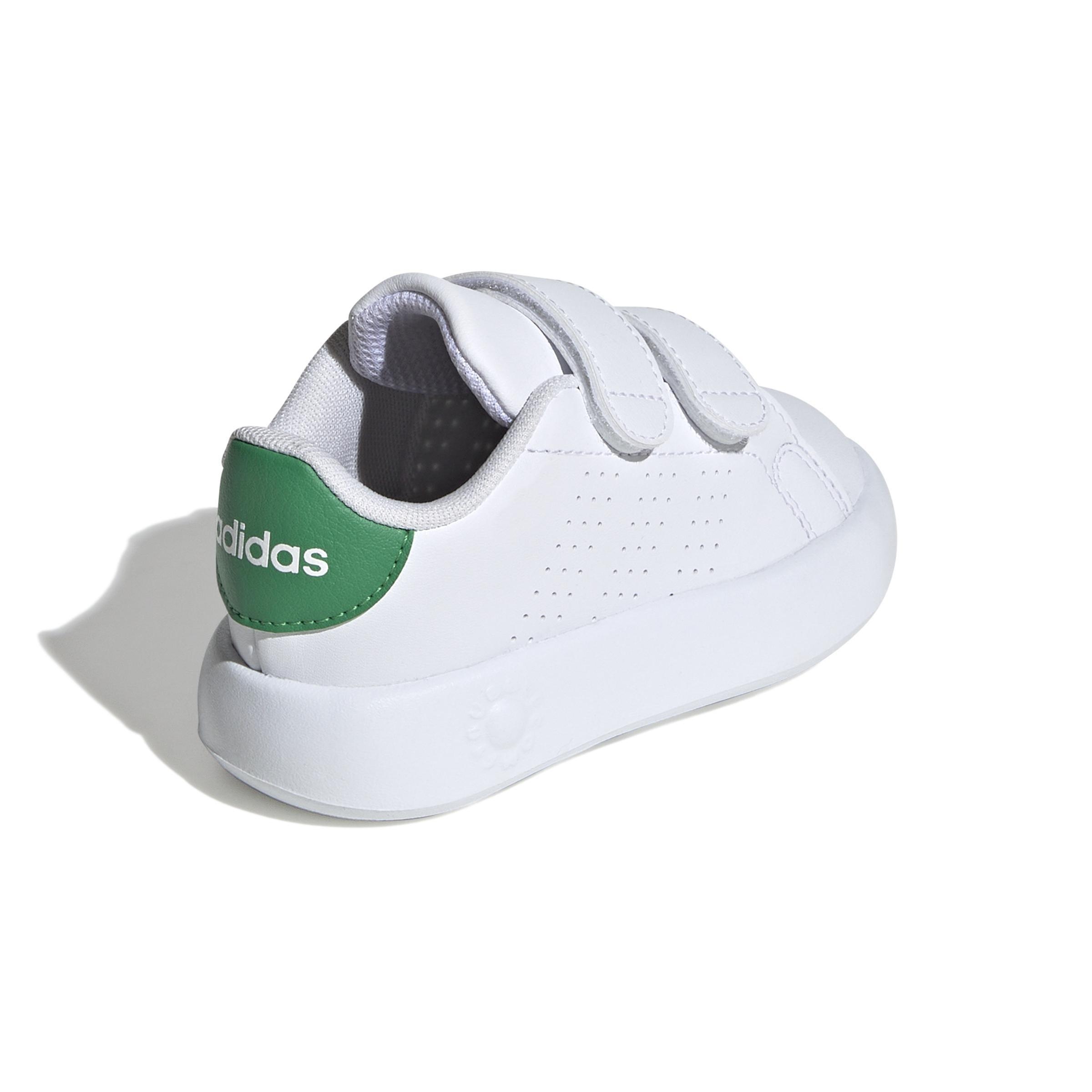 Kids Unisex Advantage Shoes, White, A701_ONE, large image number 2