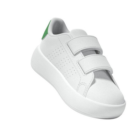 Kids Unisex Advantage Shoes, White, A701_ONE, large image number 6
