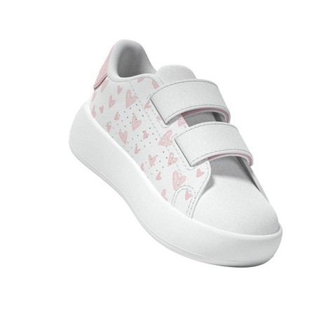 Kids Unisex Advantage Shoes, White, A701_ONE, large image number 8