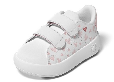 Kids Unisex Advantage Shoes, White, A701_ONE, large image number 10