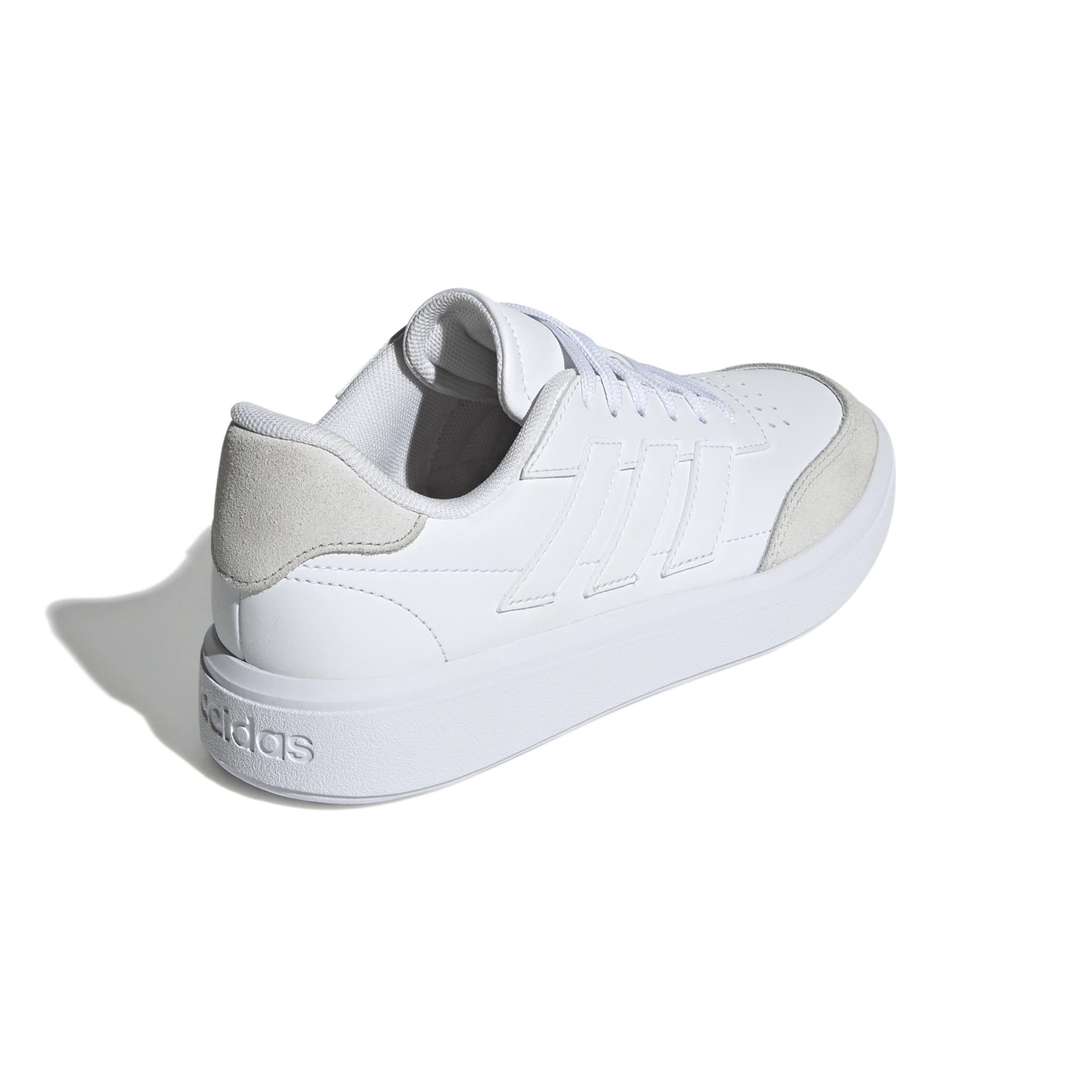 Kids Unisex Courtblock Shoes, White, A701_ONE, large image number 3