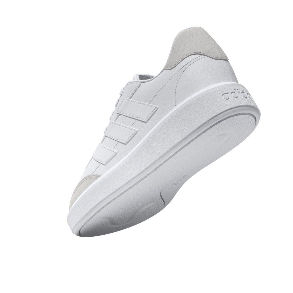 Kids Unisex Courtblock Shoes, White, A701_ONE, large image number 7