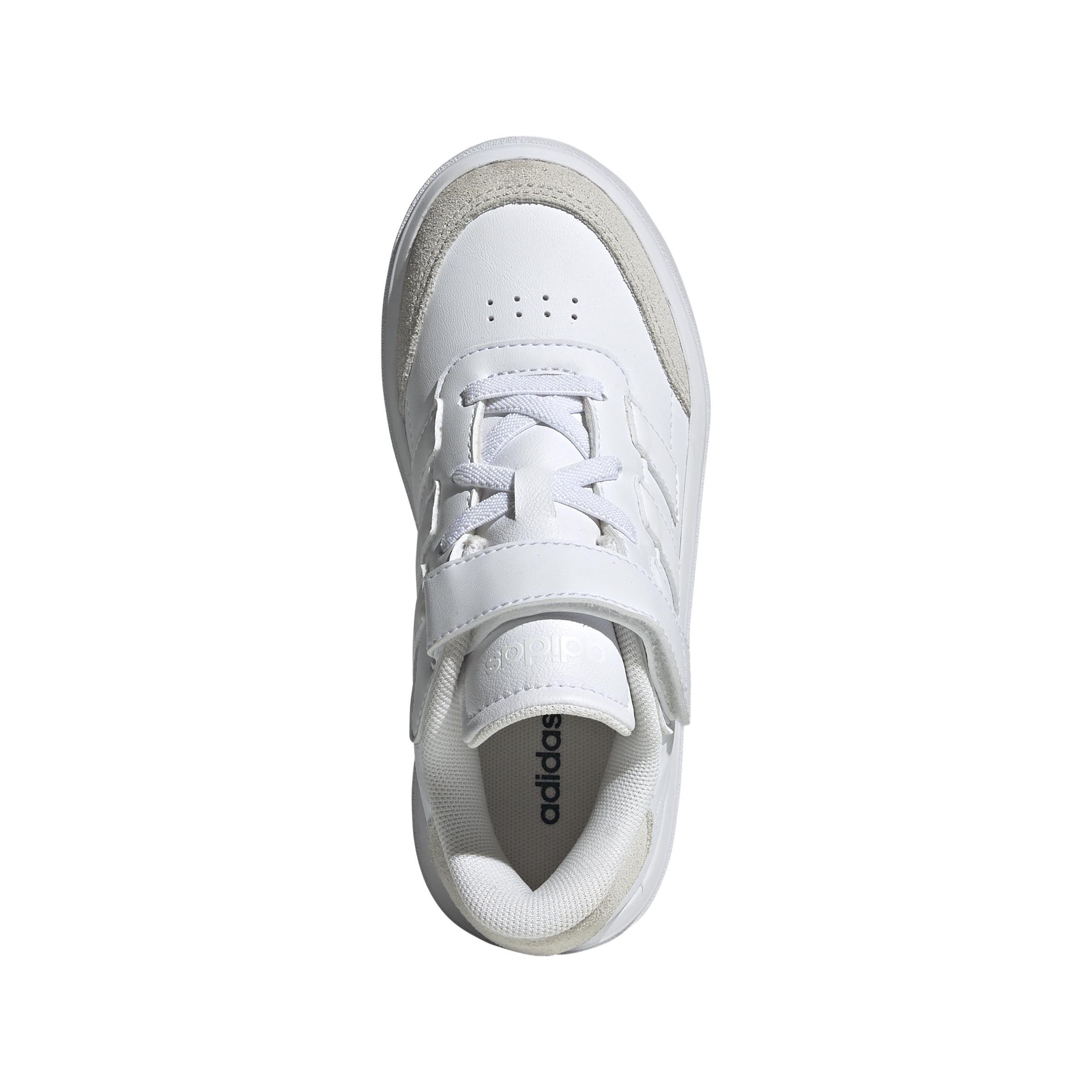 Unisex Kids Courtblock Shoes, White, , large image number 1