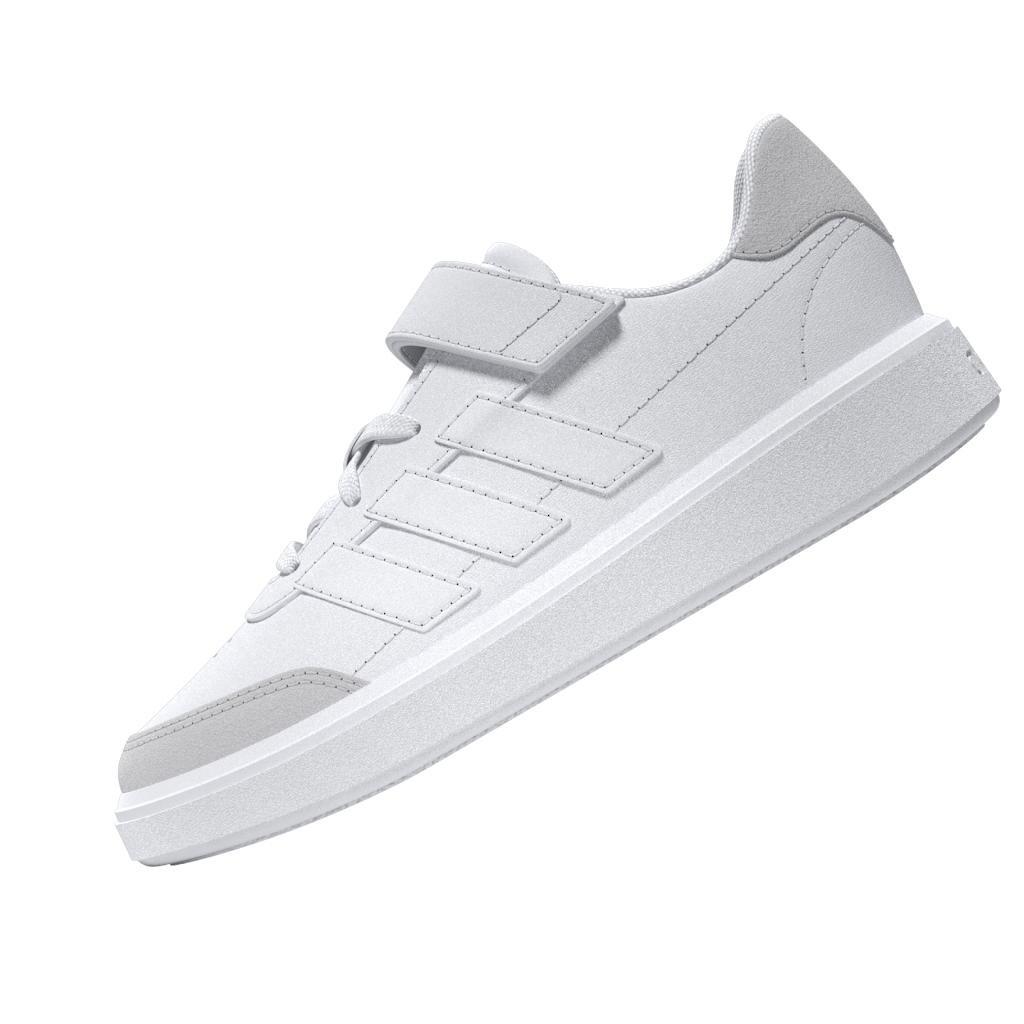 Unisex Kids Courtblock Shoes, White, , large image number 6