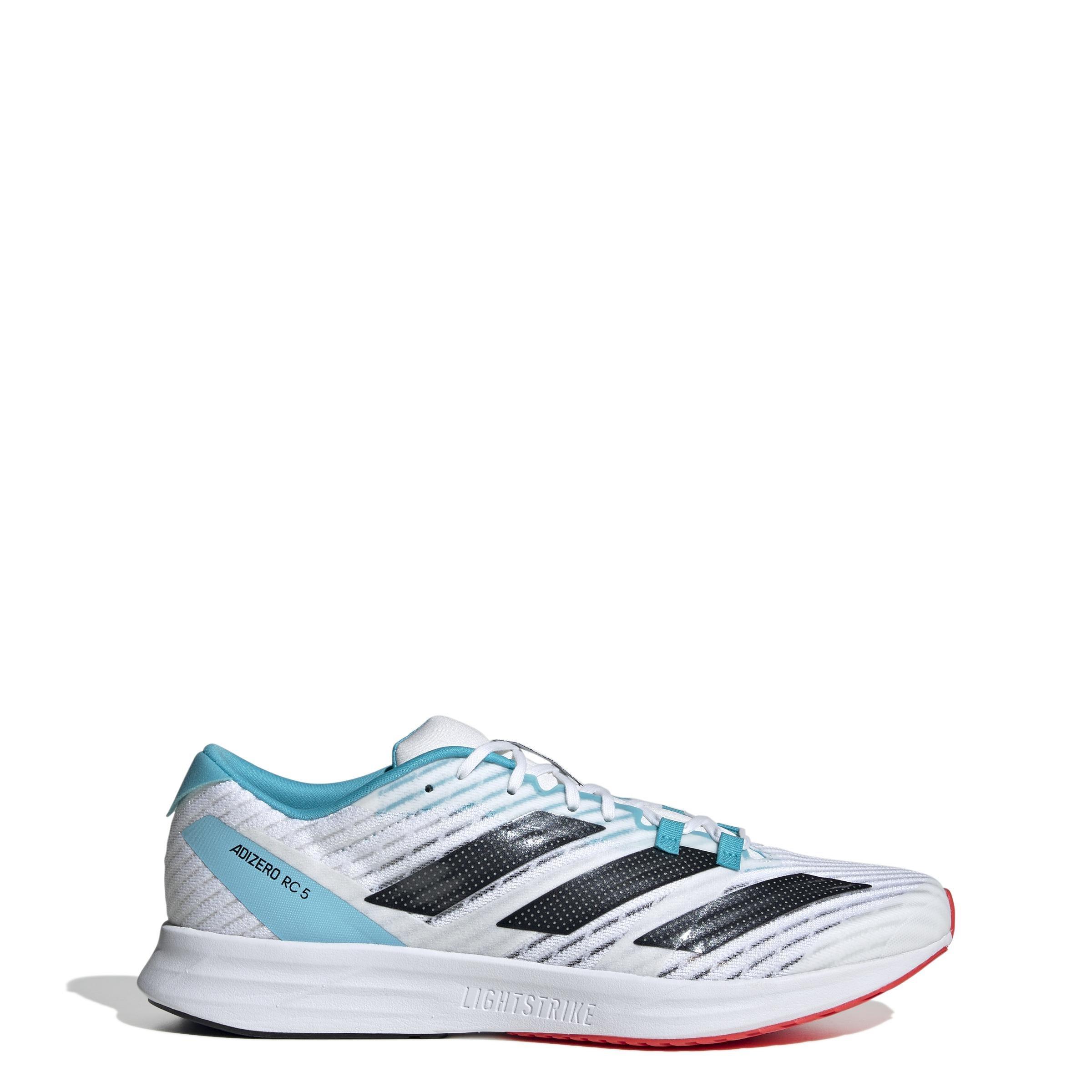 Unisex Adizero Rc 5 Shoes, White, A701_ONE, large image number 6