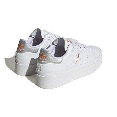 Female Stan Smith Bonega Shoes, White, A701_ONE, large image number 3