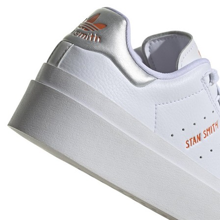 Female Stan Smith Bonega Shoes, White, A701_ONE, large image number 4