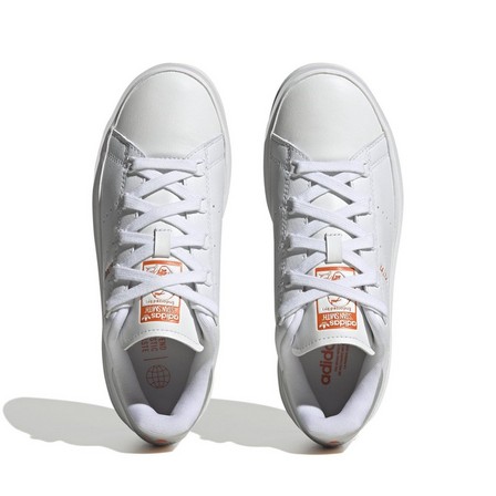 Female Stan Smith Bonega Shoes, White, A701_ONE, large image number 14
