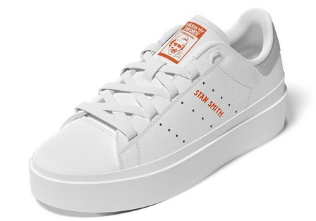Female Stan Smith Bonega Shoes, White, A701_ONE, large image number 19