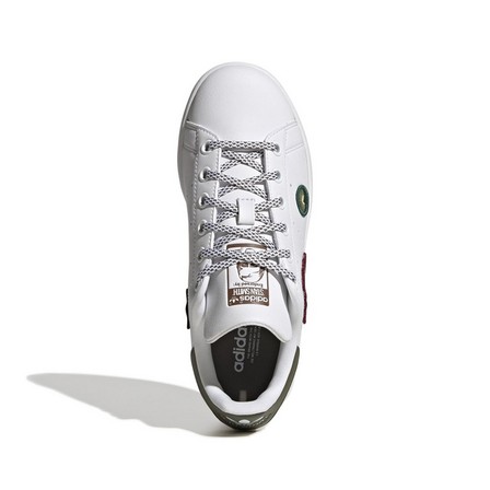 Kids Unisex Stan Smith Shoes, White, A701_ONE, large image number 9
