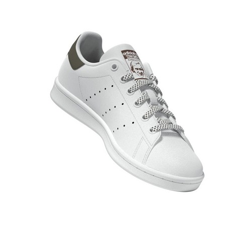 Kids Unisex Stan Smith Shoes, White, A701_ONE, large image number 16