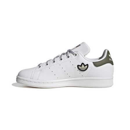 Kids Unisex Stan Smith Shoes, White, A701_ONE, large image number 17