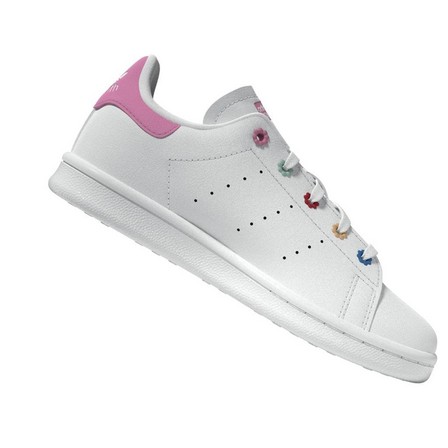 Unisex Kids Hello Kitty Stan Smith Shoes, White, A701_ONE, large image number 11