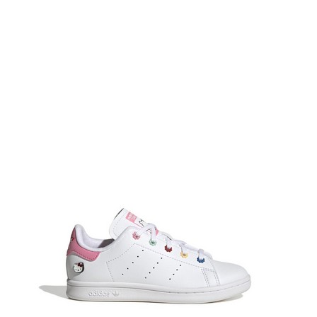 Unisex Kids Hello Kitty Stan Smith Shoes, White, A701_ONE, large image number 14