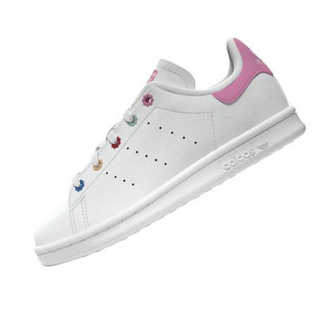 Unisex Kids Hello Kitty Stan Smith Shoes, White, A701_ONE, large image number 16