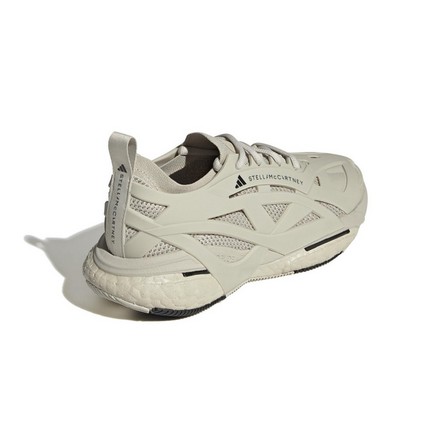 Women Adidas By Stella Mccartney Solarglide Running Shoes, Beige, A701_ONE, large image number 2